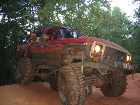 1979 Ford Bronco - a little flex up on the back...