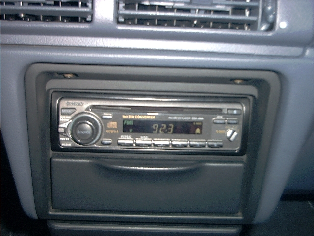 This is my Sony CDX-4250 CD Player during the day.