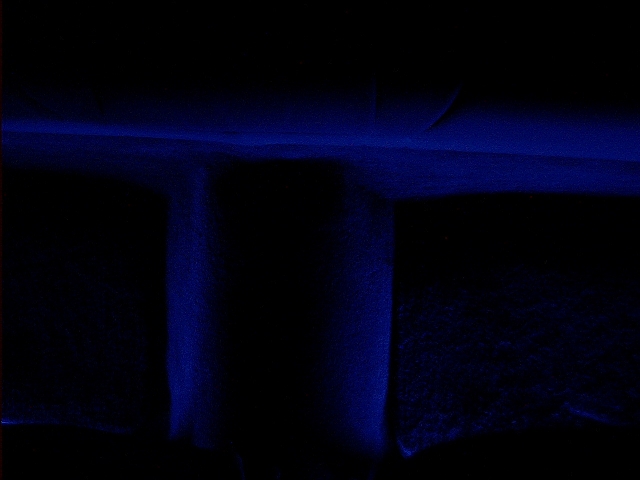 This is my blue neon under the seats with view from the front seats.