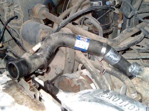 1988 Ford F-350 - Drain radiator, pull hoses