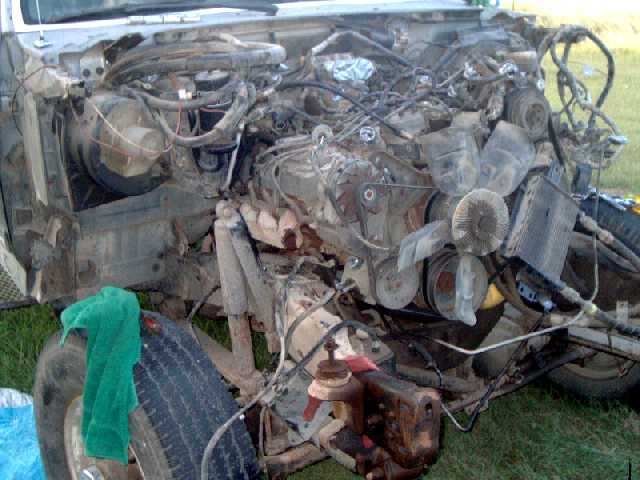 Front clip removed