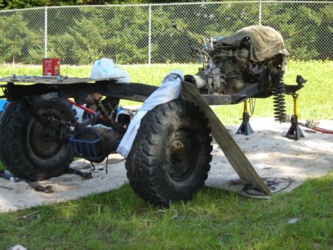 1971 Ford Bronco - No front axle