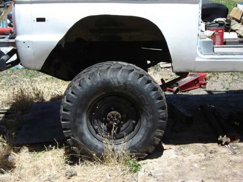 1971 Ford Bronco - After.... Got about and inch and a half more wheelbase