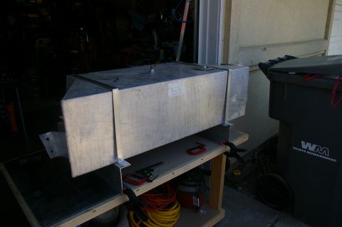 1986 Ford Bronco - 22 Gallon aluminum tank off of craigslist for $35.00
