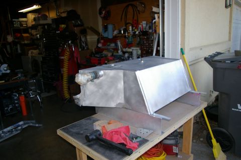 1986 Ford Bronco - after first "polishing" with 100 grit sandpaper