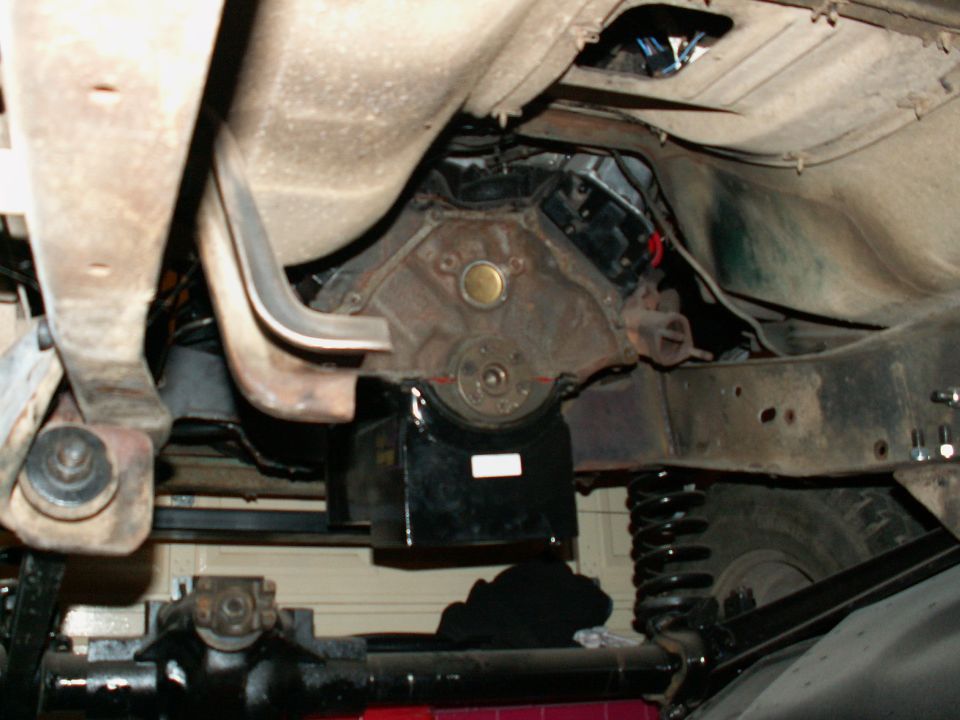 8 litre sump on engine but came with no tranny....sourcing a HD C6
