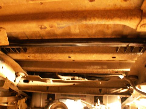 1983 Ford Bronco - the custom quad shock mount (top) in place....you can see the mounts for each shock....these were cut and shaped from 5mm rectangular stock…