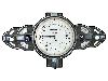 1940 Chevrolet Suburban - Art Deco Dash Panel Made from an Antique Radio Dial. 8" Diameter. Custom Classic Gauges