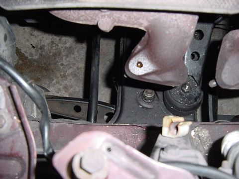 1984 BMW 3 Series - Underside view of an engine mount, showing wear and tear. The registry claims this is a 1984 BMW 3 Series, but this is not verifiable from…