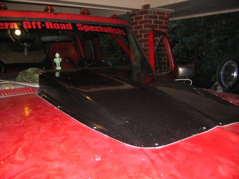 1979 Ford Bronco - i riveted it on and im gonna mold it in and paint it one of these days....