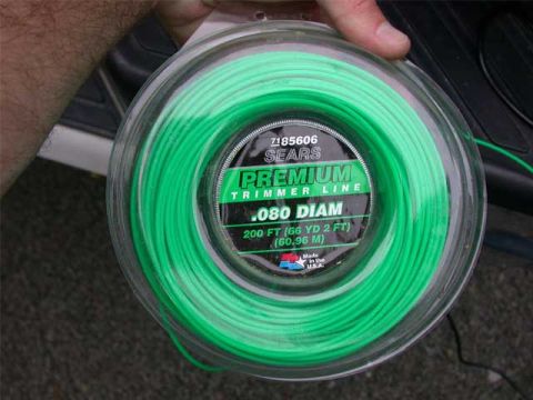 1996 Ford Bronco - Some good 'Ole Sears weed-eater line makes for a great wire snake!