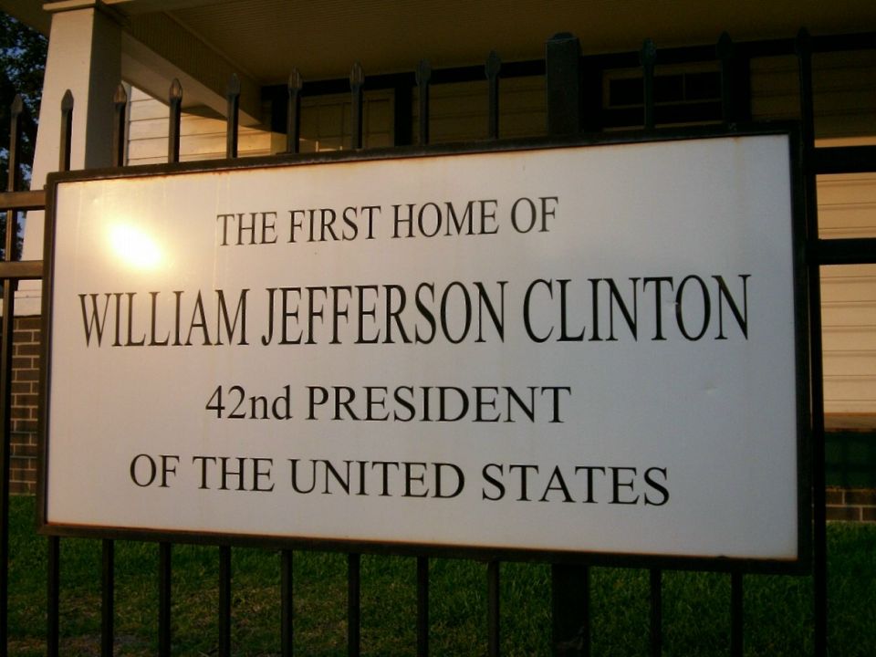 Stopped to check out Clinton's old home at Hope, AR