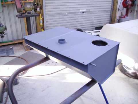 1969 MINI Cooper - Etch primed tank