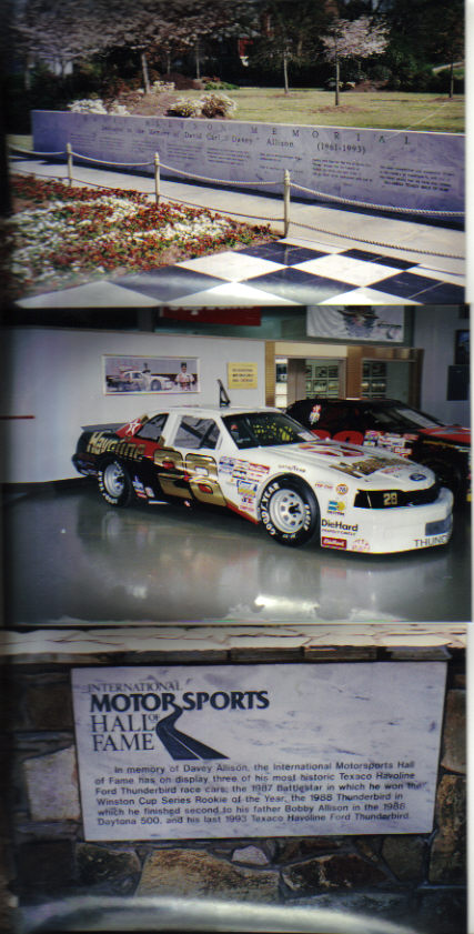 1972 Ford Ranchero - A race car is displayed at the International Motorsports Hall of Fame, with a plaque detailing its history.