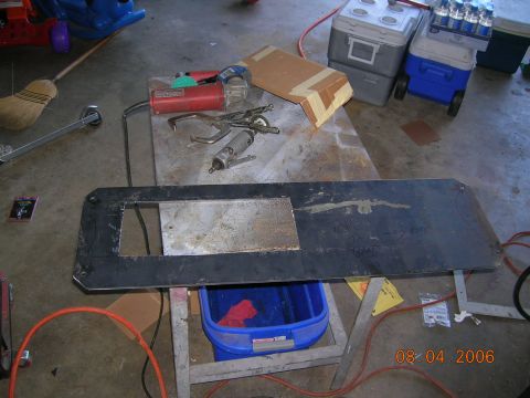 1985 Ford Bronco - opening cut out.