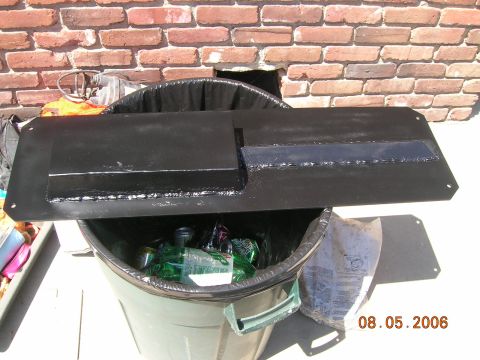 1985 Ford Bronco - painted the skid plate semi-gloss black