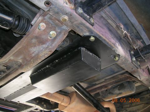 1985 Ford Bronco - installed back under the bronco.