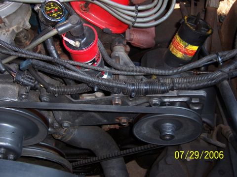 1983 Ford Bronco - This is a photo of the Ford PS Pump instalation, or "What I started with".