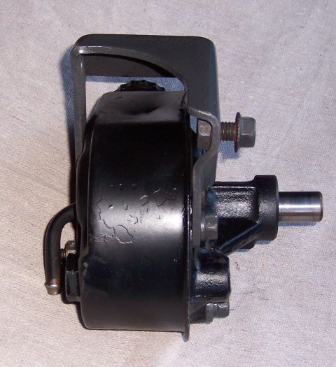 1983 Ford Bronco - Bottom view of Saginaw pump after it was cleaned up and repainted. It came from a 1979 E350 Ambulance with a 460 engine.