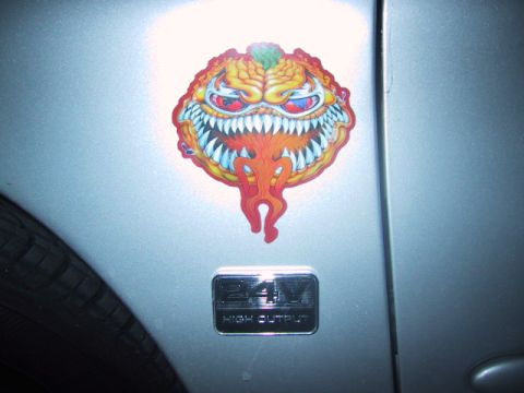 1999 Ford Taurus - New decal. Mean little bastard.