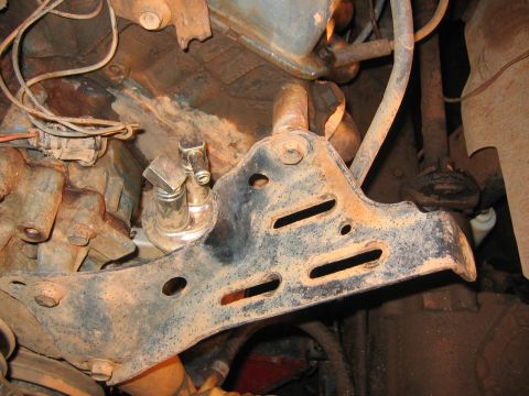 1979 Ford Bronco - the power steering pump bracket...