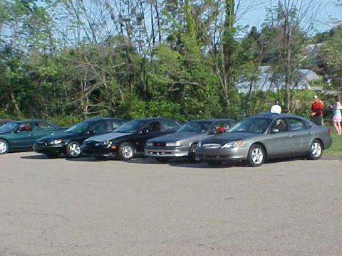 1995 Ford Taurus - close up of ford ses's, daveromanjr's gen4s and porjectDOHC's gen3, and a cavalier...