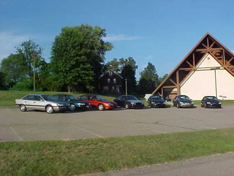 1995 Ford Taurus - different angle of the cars...