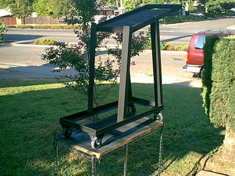 1983 Ford Bronco - well i finally got the welding cart done. it was almost free to make. bed rails and spare parts