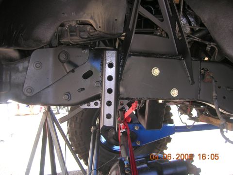 1996 Ford Bronco - Close-up view of vehicle frame and suspension components, with a date stamp of 08.06.2008.