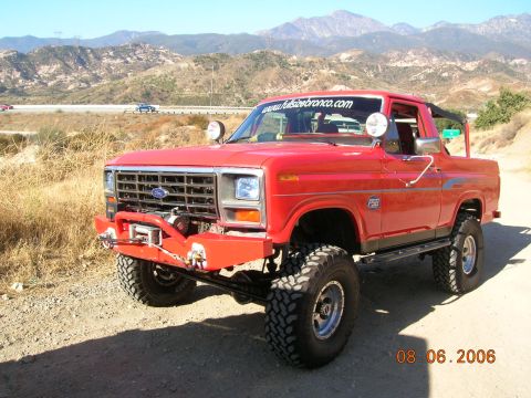 1985 Ford Bronco - and of course Me.