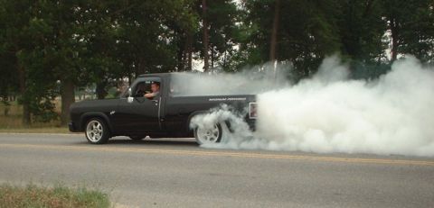 1993 Ford Taurus - leaving a smoking trail of havoc.