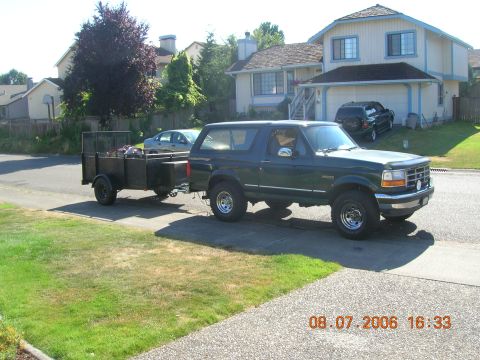 1996 Ford Bronco - Bringing the 408 home