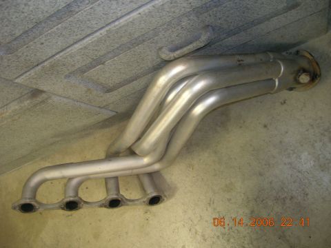 1996 Ford Bronco - A set of exhaust headers is shown, with a date stamp of 06.14.2006 visible.