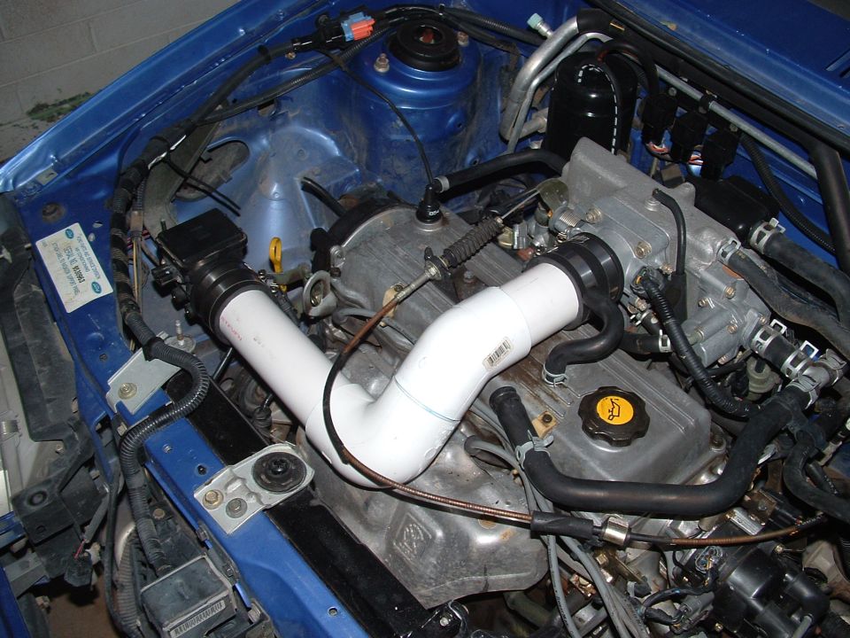 Shortened the rubber connectors.