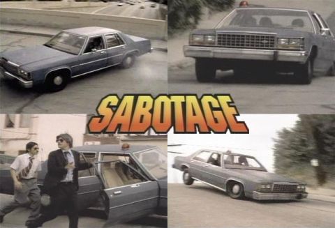 2000 Ford Crown Victoria - Collage from the music video for the Beastie Boys' "Sabotage"