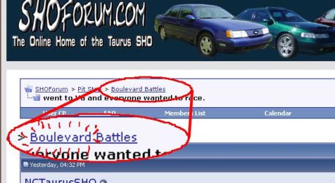 1992 Ford Taurus - A blue 1992 Ford Taurus is visible alongside other vehicles on a forum page.