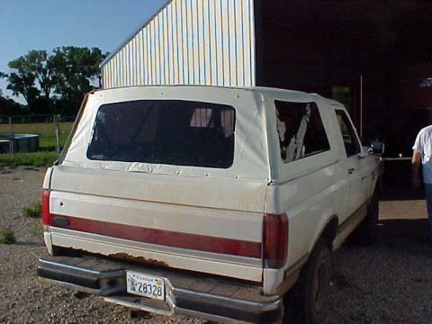 1987 Ford Bronco - Another view of the back.