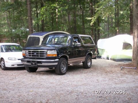 1996 Ford Bronco - Camping on Lake Hartwell in Clemson, SC