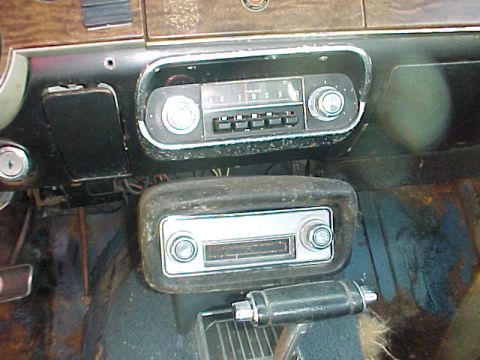 1968 Mercury Cougar - Dealer installed non - working 8 track player was mounted to the floor ahead of the shifter. I deleted this when I restored the car.