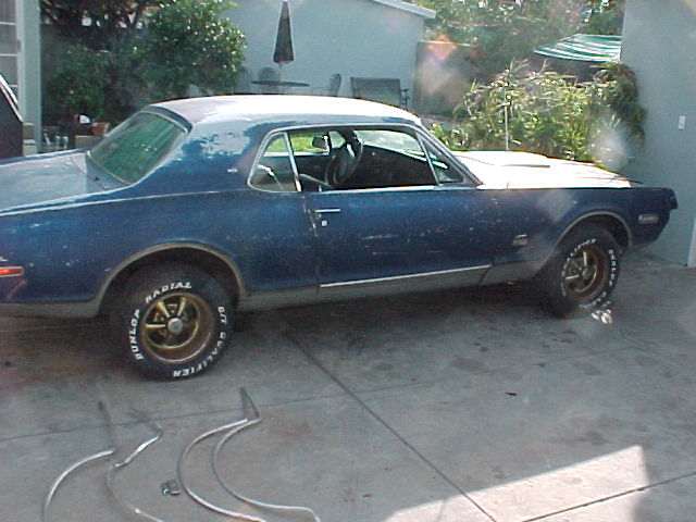 The car had been repainted once a long time ago. The worst rust in the car was at the lowest point in the right rear quarter panel. Evidently the trunk seal leaked a little on that side..