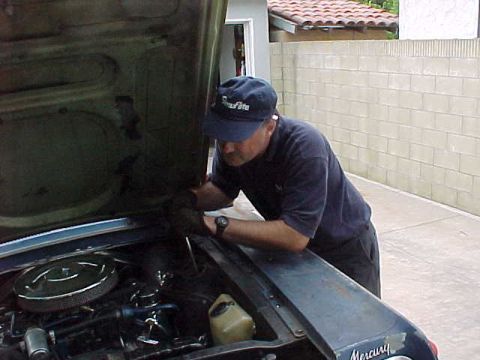 1968 Mercury Cougar - I installed the rebuilt 427 in the unrestored car to make it easier to transport across the country during my job relocation.