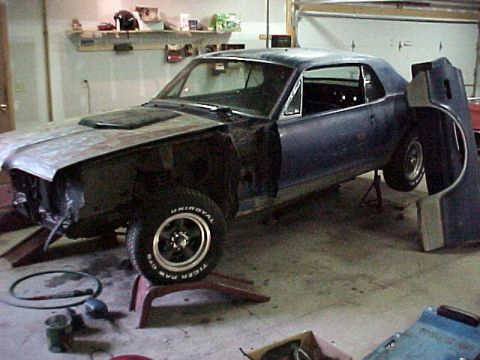 1968 Mercury Cougar - Disassembly beginning for paint