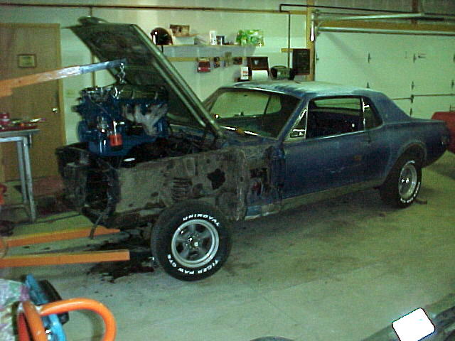 Out comes the engine.