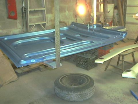 1968 Mercury Cougar - Painting the underside of the hood