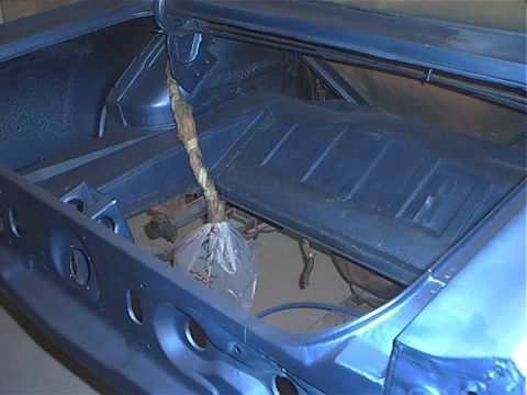 1968 Mercury Cougar - Fresh paint inside the trunk