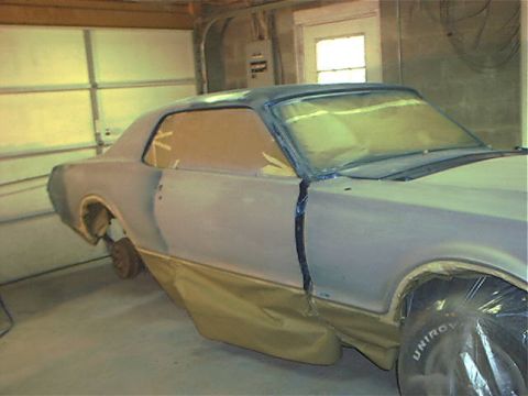 1968 Mercury Cougar - Final blocking before color