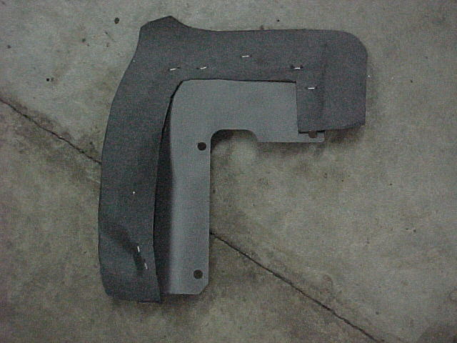 The new rubber was attached with staples hand made from stainless wire.
