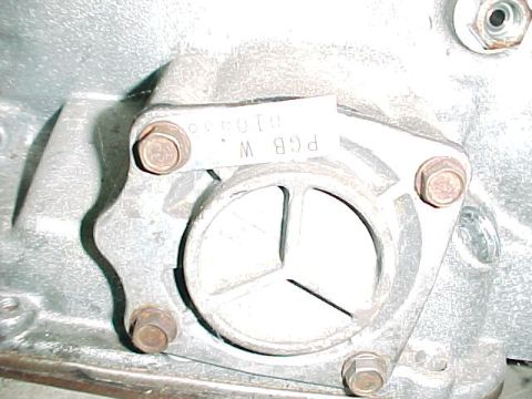 1968 Mercury Cougar - The original transmission tag PGB-W