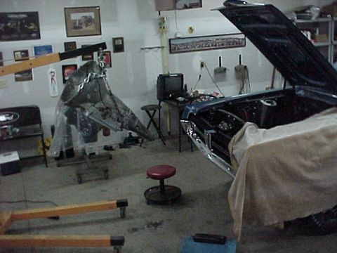 1968 Mercury Cougar - The transmission was installed along with the torque converter