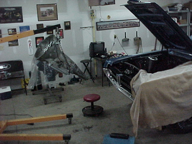The transmission was installed along with the torque converter